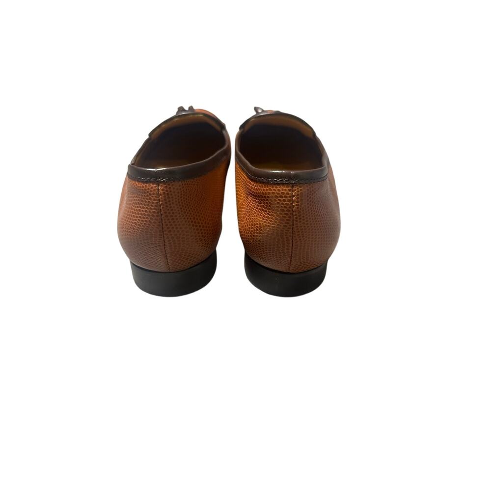 J. McLaughlin Brown Leather Loafer with Tassel - Picture 4 of 8